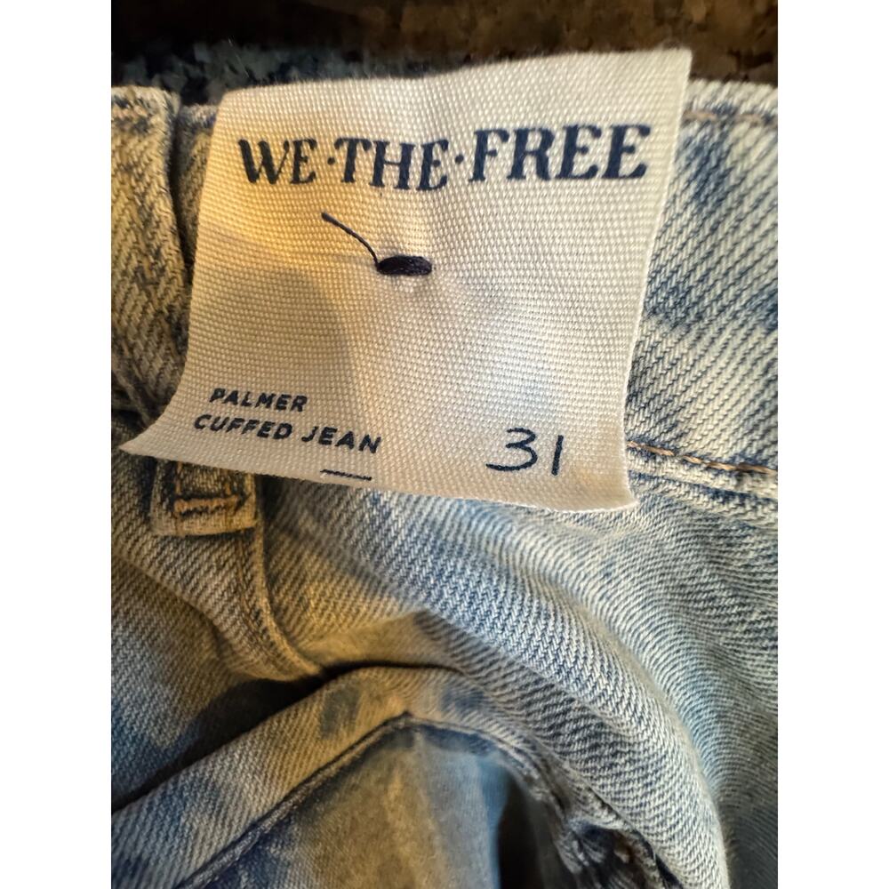 Free People Women's Palmer Cuffed Jeans Size 31 New - Picture 7 of 7